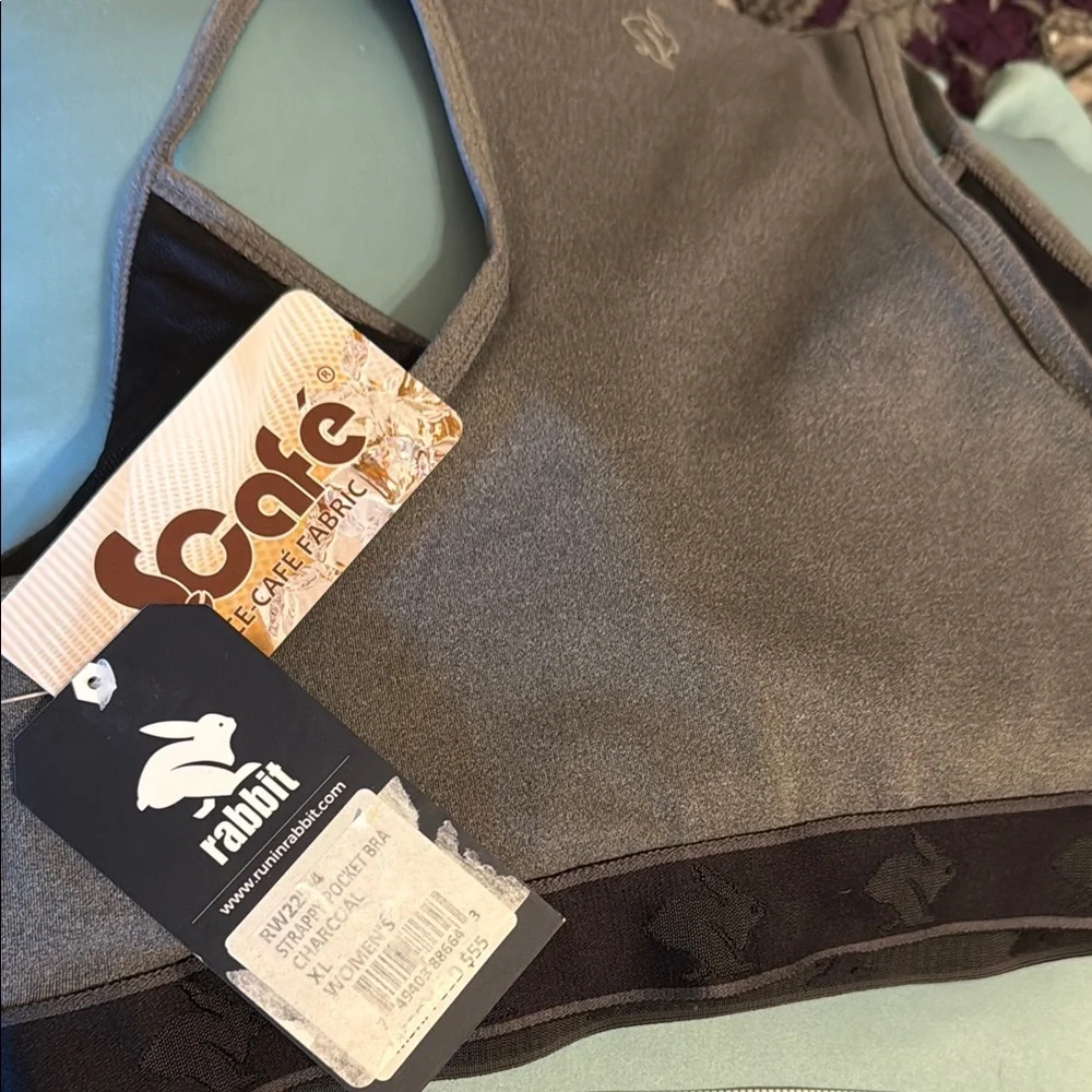 New with tags Grey Rabbit Seamless Racerback Sports Bra - Picture 2 of 4